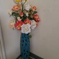 گل و گلدان سرامیکی سالم