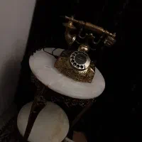 میز تلفن برنز