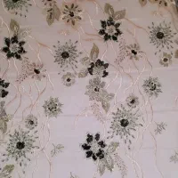 پارچه گیپور همراه ساتن