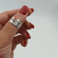 انگشتر دست ساز نقره