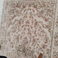 فرش دستباف گل برجسته زمینه کرم|فرش|تهران, گلچین|دیوار