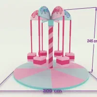 فروش تاب گردان و گردونه ی فومی