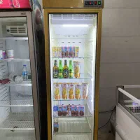 یخچال تک درب استیل طلایی بدون برفک (نفراست)