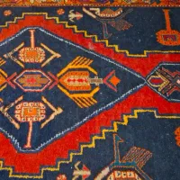 فرش کاملا طبیعی دست بافت 3/5*1/5