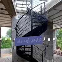 پله پیچ گرد گردون صاف آهنی دوبلکسی فلزی مارپیچ|خدمات پیشه و مهارت|تهران, شهرک ابوذر|دیوار