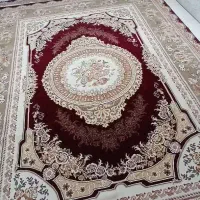 یک جفت فرش ماشینی و یک جفت گلیم کناره