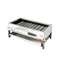 کباب پز گازی چدن دار بدون دود ایستاده