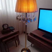 آباژور ایستاده کریستال