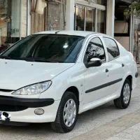 پژو 206sd v8 سفید مدل ۱۳۹۰ بیرنگ