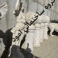 مجسمه فایبرگلس فایبر فرشته آبنما سرستون الاچیق|مصالح و تجهیزات ساختمان|کرج, فاز ۱ مهرشهر|دیوار