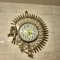 ساعت دیواری برنز لاکچری(برنز ایرانیان)