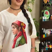 آموزش ِ هنر ِ پر درآمد ِ نقاشی روی پارچه و لباس