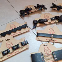 چوکر چرمی ، گردنبند چرمی، دستبند چرمی