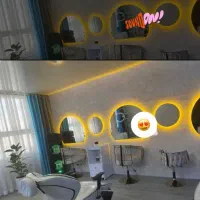 آینه|آرایشگاه و سالن‌های زیبایی|قم, باسکول|دیوار