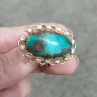 انگشتر نگین فیروزه