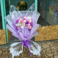 باکس گل شمعی گل ماندگار گل خاستگاری باکس گل زایمان