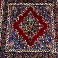 فرش دستبافت4متری(2*2) پشم وگل ابریشم قشقایی /اقساط