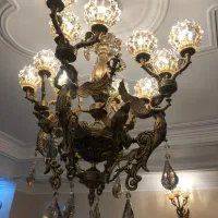 لوستر برنجی مدل فرشته|لوستر و چراغ آویز|تهران, جیحون|دیوار