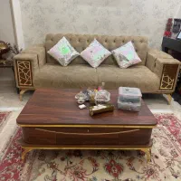 مبل چستر تخت خوابشو به همراه جلو مبلی
