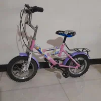 دوچرخه صورتی سایز ۱۲