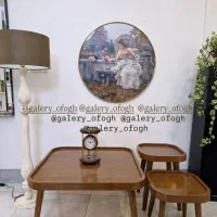 میز جلو مبلی چوبی دلسا طرح مربع|مبلمان خانگی و میز عسلی|رشت, استقامت ۱|دیوار