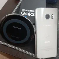 گوشی سوخته اس ۷ سامسونگ همراه شارژر بی سیم