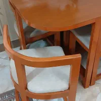 میرنهارخوری 4 نفره|میز و صندلی غذاخوری|تهران, ولی آباد|دیوار