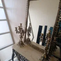 آینه شمعدان برنز