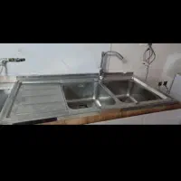 سینک ظرف شویی همراه با شیر|مصالح و تجهیزات ساختمان|اصفهان, رزمندگان|دیوار