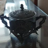 قندان و سطل زباله تزئینی سیلور|ظروف سرو و پذیرایی|کرج, کوی کارمندان جنوبی|دیوار