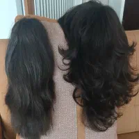 دو عدد کلاه گیس رنگ طبیعی