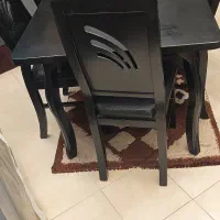 میز ناهار خوری ۶ نفره مشکی در شهرک صدرا