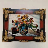 دوعدد تابلو،یکی تابلو فرش و یکی تابلو دکوراتیو