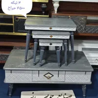 جلومبلی عسلی ترکیبی دورنگ میزتلویزیون جاکفشی کنسول|مبلمان خانگی و میز عسلی|قم, قلعه کامکار|دیوار