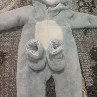کاپشن سرهمی پنبه ای باپاپوش