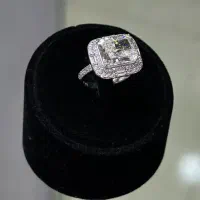 انگشتر نشون نقره فول نگین