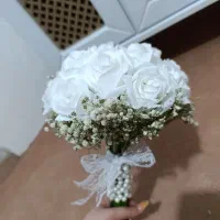 دسته گل عروس|گل مصنوعی|ارومیه, |دیوار