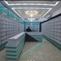 دکور مغازه،دکورداروخانه،قفسه،ویترین،کانترپیشخوان
