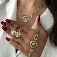 ست گوشواره وگردنی البرنادو وونکلیف|بدلیجات|زنجان, |دیوار
