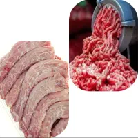 گردن مرغ چرخ شده