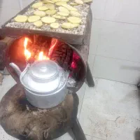 بخاری زغالی.هیزمی.سوختی