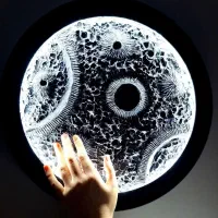 تابلو ماه|تابلو، نقاشی، عکس|کاشان, درب اصفهان|دیوار