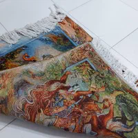 تابلوفرش مینیاتور ضامن آهو تابلو فرش دستبافت|تابلو فرش|مشهد, کوشش|دیوار