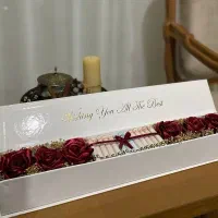 گل رز روبانی|گل مصنوعی|فولادشهر, B7|دیوار