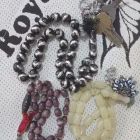 تسبیح نقره کوب|کلکسیون اشیاء عتیقه|داران, |دیوار