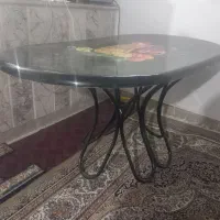 میز نهار خوری پایه فلزی|میز و صندلی غذاخوری|مشهد, هنرستان|دیوار
