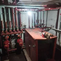 تاسیسات اردشیر.موتورخانه شوفاژ پکیج نصب پمپ اب