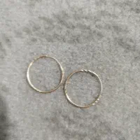 گوشواره حلقه ای ۱گرم و۲۹۰فروش فوری ۲درصد