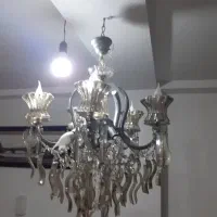 لوستر پنج شاخه سالم در حد نو دوعدد