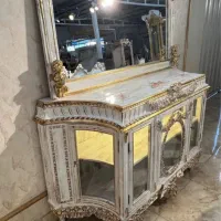 اینه کنسول و سرویس خواب تمام چوب سلطنتی